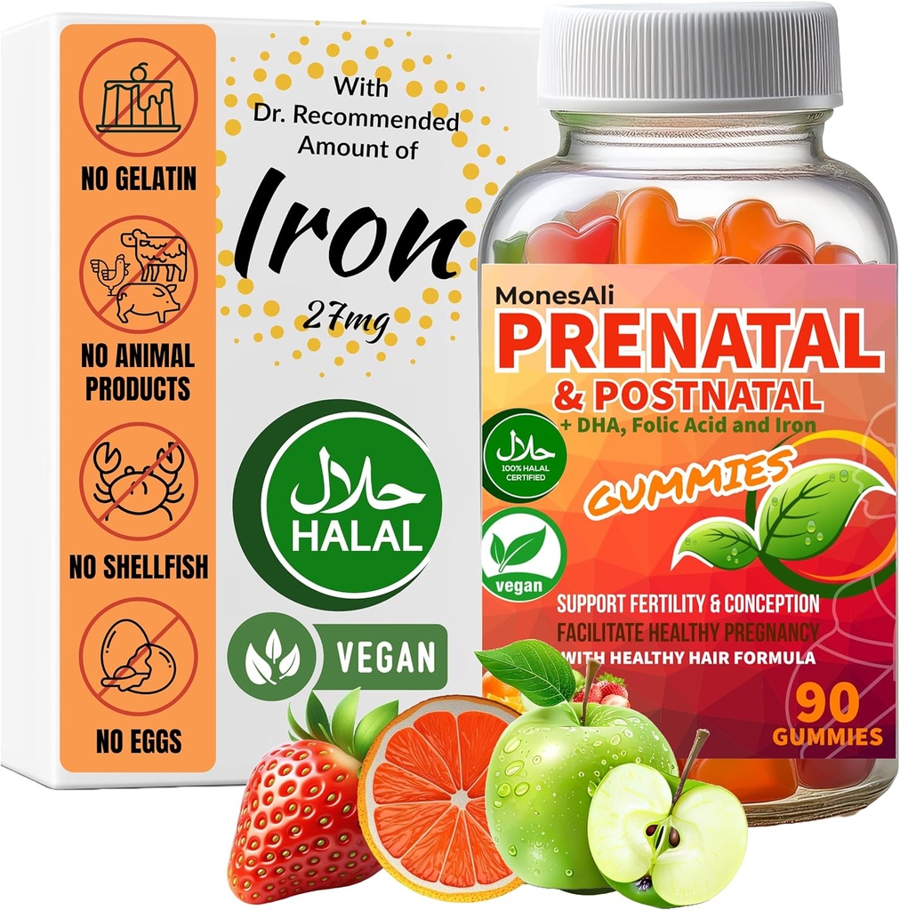 Prenatale vitamine Gummies voor vrouwen & postnataal 
