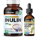 BIO KRAUTER Inuline 100 Capsules & Licorice Root Tinctuur 2 Fl. Oz.