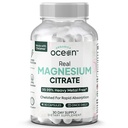 Organics Ocean Real Magnesium Citrate - Hoge Absorptie Magnesium Supplement - Gecheld Magnesium ter ondersteuning van energie, ontspanning en regelmatigheid
