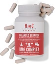 DMG-supplement - Balanced Gedrag - Kalm, vermindert prikkelbaarheid, rusteloosheid, kalmeert Mood Changes - Magnesium, Kalium, Betaine, Dimethylglycine, Calcium Gluconaat, Glycine