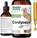 Forever Puppy Cordyceps Mushroom Extract voor honden - vloeibare energie Ondersteuning Supplement w / Cordyceps Sinensis voor nierreiniging - paddo druppels voor honden hond niergezondheid ondersteuning - 4 oz