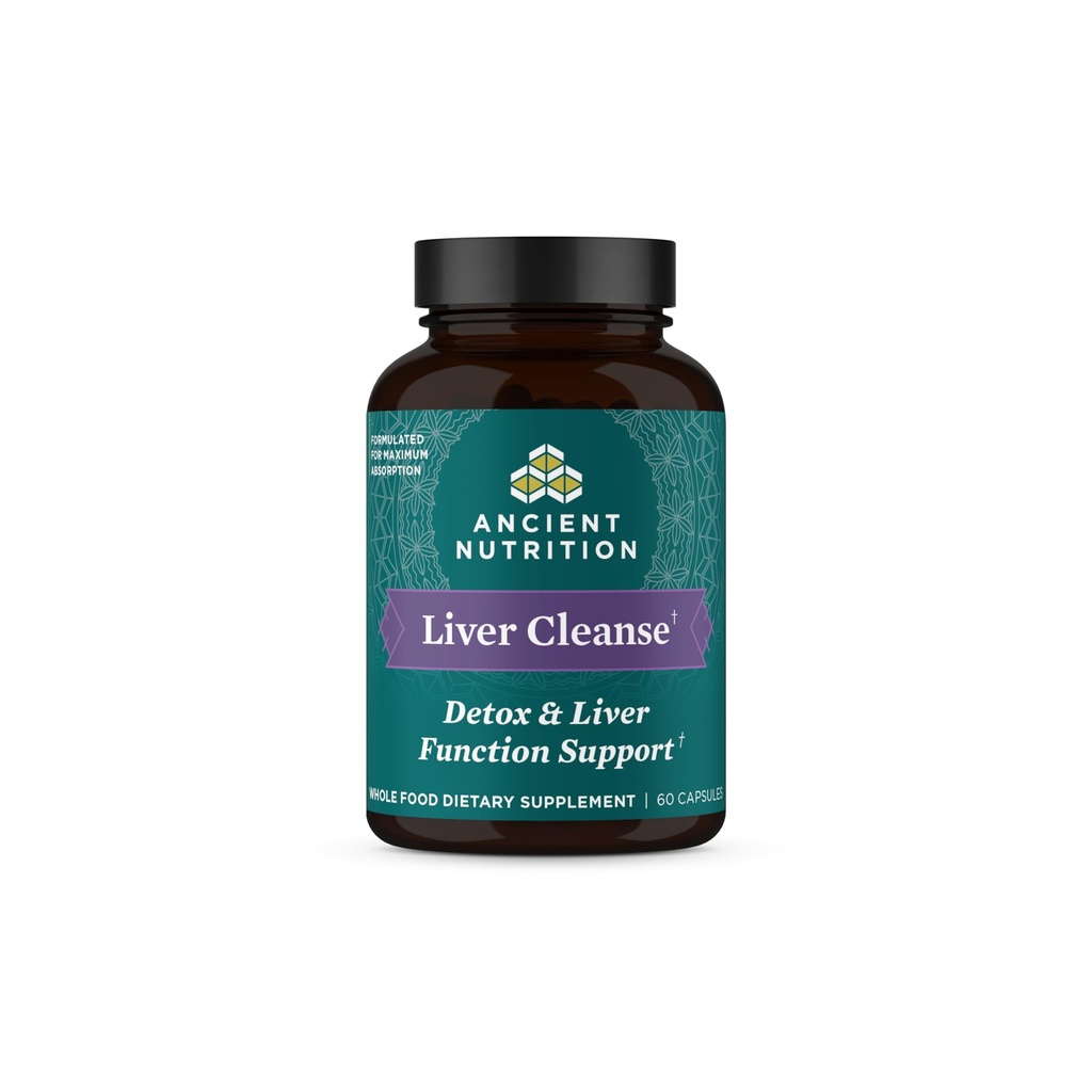 Oude Voeding Lever Detox Supplement, Oude Kruiden Lever Reiniging met melkdistel, Dandelion Root & Reishi voor Optimale Lever Ondersteuning, 1300mg, Glutenvrij, 60 Tellen