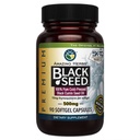 Verbazingwekkende kruiden Premium Black Seed Oil Capsules - Cold Pressed Nigella Sativa Aids in Digestive Health, Immune Support, Hersenfunctie, Glutenvrij, Niet GGO - 90 Tellen, 500mg
