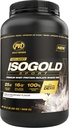 PVL Gold Series - 100% Wei ISOGOLD Sport - Premium Wei Proteine Isolaat Shake Mix - 2 LB - Vanille Milkshake