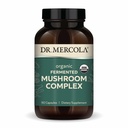 Dr. Mercola Organic Fermented Mushroom Complex - Ondersteunt Immune & Cellular Health - Whole Mushroom & Mycelium - Non-GMO & Glutenvrije - 90 Capsules (30 porties)
