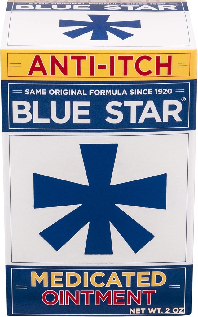 Blue Star Anti-Itch Gemedicineerde Zalf 2 oz (verpakking van 3)
