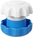EZY DOSE Pill Crusher en Grinder voor vitamines, tabletten met opslag compartiment, kinderen, huisdieren, ouderen, moeiteloos penselen medicijnen in fijn poeder, gemakkelijk te gebruiken ontwerp, blauw, BPA gratis