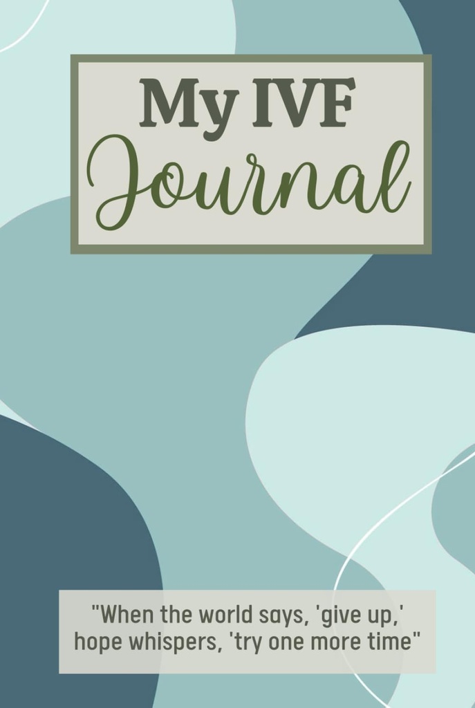 Mijn IVF Journal: Schattig in Vitro bevruchting planner voor vrouwen gaan door vruchtbaarheid behandelingen om hen te helpen blijven georganiseerd en gericht