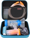 Elonbo Carrying Case for Nebulizer Replacement Parts Kits/Athma Inhaler/Inhaler Spacer Maskers/Nebulizer Tubing Mondstuk Accessoires Vervangingsset, Handheld Inhaler Nebulizer Bag (alleen geval)