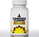 Candida Cleanse Detox voor vrouwen & mannen Geavanceerde Probiotica & Herbal Formula - 60 st Natural Gentle Gut & Digestieve Ondersteuning