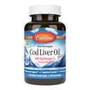 Carlson - Cod Liver Oil Minis, 280 mg Omega-3s + Vitaminen A & D3, Hartondersteuning & Cognitieve functie, Vision Health, 250 Mini Zachte Gels