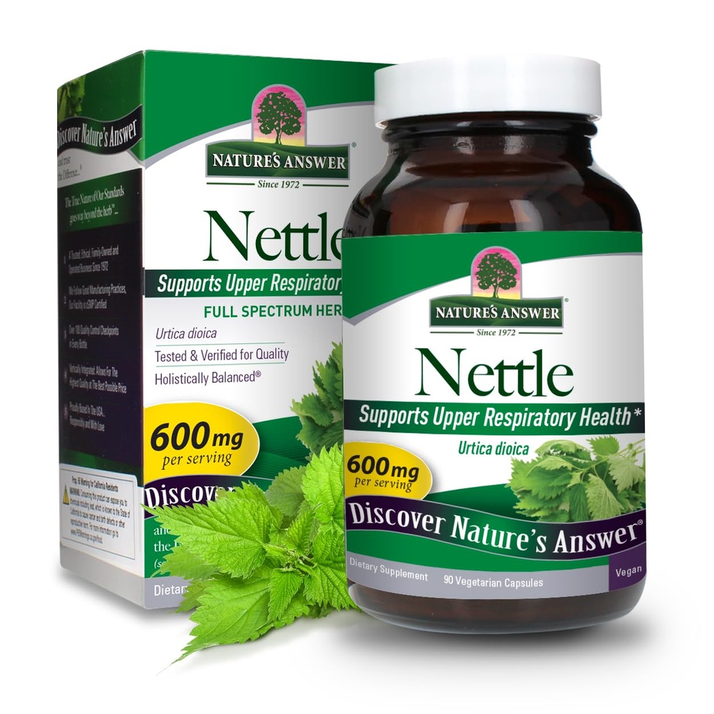 Antwoord Nettle Leaf Vegan Capsules 90 Tellen 
