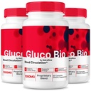 (3 Pack) GlucoBio Capsules, Officiële Gluco Bio Supplement, Alle natuurlijke formule ter ondersteuning van de algehele gezondheid en welzijn, Premium vitamine pillen, GlucoBio Reviews (180 Capsules)