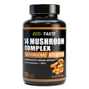 14 Paddenstoelen Supplement 120 Capsules - Immuunsysteem Booster & Nootrope Brain Supplement 