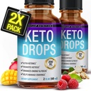 Toplux Keto Diet Drops Ketogenic Supplement - Premium formule ter ondersteuning van Ketosis, Better Absorptie Liquid, Garcinia Cambogia, voor mannen en vrouwen