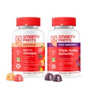 SmartyBants Kids Multivitamine Gummies en Immuniteit Vlierbessen Gummies Bundel: Kids Multi met meer dan 15 dagelijkse voedingsstoffen & Vlierbessen Immune Ondersteuning Supplement, 30 dagen aanbod