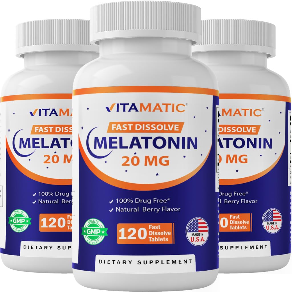 Vitamatic Melatonine 20 mg Tabletten 