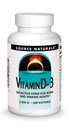 Bron Naturals Vitamine D-3 2000 ie Ondersteunt Bone & Immune Health - 200 Softgels