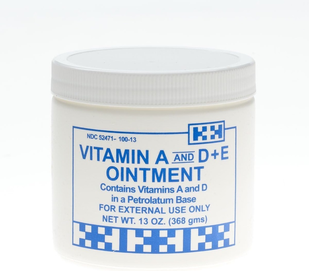 Gentel GEN-23450 Vitaminen A&D + E Zalf 13 oz. Jar (verpakking van 4)