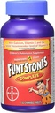 Flintstones Kauwbare Kids Vitaminen, Complete Multivitamine voor kinderen en peuters met ijzer, Calcium, Vitamine C, Vitamine D & meer, 300ct (Pack van 2 150 Telflessen)
