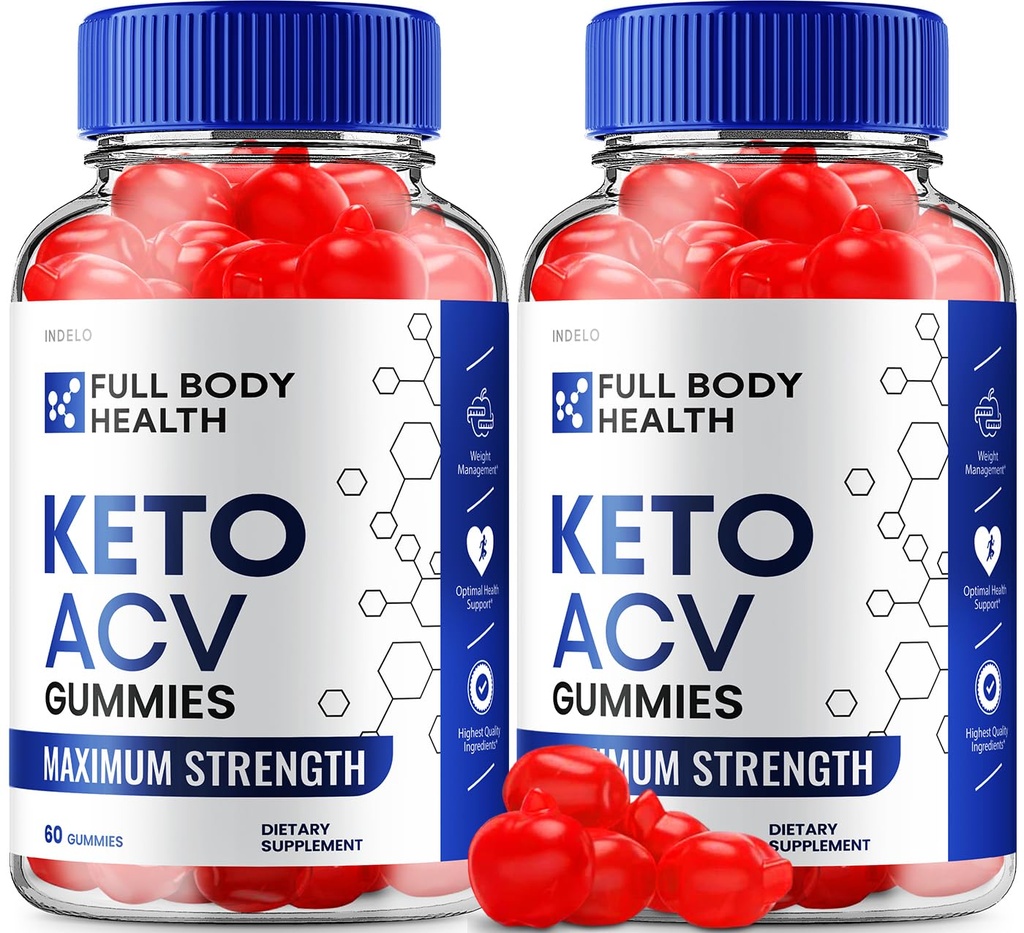 (2 Pack) Full Body Health Keto ACV Gummies Advanced, Full Body Health Keto + ACV Gummies Gewicht Apple Loss Full Body Health Gewicht Management Gummies Full Body Health Reviews Vitamine B12 (120 Gummies)
