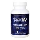 BrainMD van Dr Amen Vitamine D3 5000 - 100 Softgels - High Potency Cholecalciferol - Glutenvrij - 100 porties