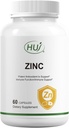 HUJ Zink, 60 capsules, Krachtig Antioxidant voor Immuun Ondersteuning
