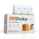 310 Voeding Alles-in-één Maaltijd vervangingsshake - nieuwe formule met vezelrijke Vegan Superfood Blend - natuurlijke zoetstoffen - lage Carb Shake, Keto & Paleo Friendly - glutenvrij - 26 essentiële vitaminen & mineralen - variety Shake Box - Vanilla Crème