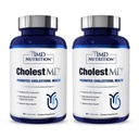 1MD Nutrition CholestMD met Olive Leaf Extract, Bergavit, Niacin, Knoflook 120 Capsules (2-pack)