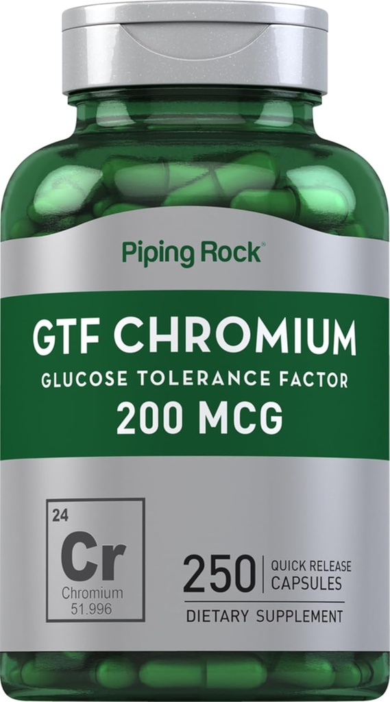 Piping Rock GTF Chroom 200 mcg 