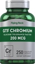 Piping Rock GTF Chroom 200 mcg 
