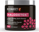 Miss Lizzy HaloDetox Puur roze zoutpoeder met 80 mineralen tot Halogen Detox Bromine, Chlorine, & Fluoride, Replenish Electrolytes, & Support Healthy Thyroid & Adrenal Functions