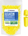 XPRS Nutra Size 0 Empty Capsules - 100 Count Empty Gelatin Capsules - Pills DIY Capsule Filling - Pure Bovine Pill Gel Caps for Do-It-Yourself Supplements (Yellow)
