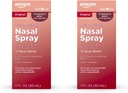 Basic Care maximale sterkte 12 uur Neusspray, Oxymetazoline HCl oplossing, Congestie Relief, Koude en Allergie Geneeskunde, Decongestant, 1 Fl Oz (pakket van 2)