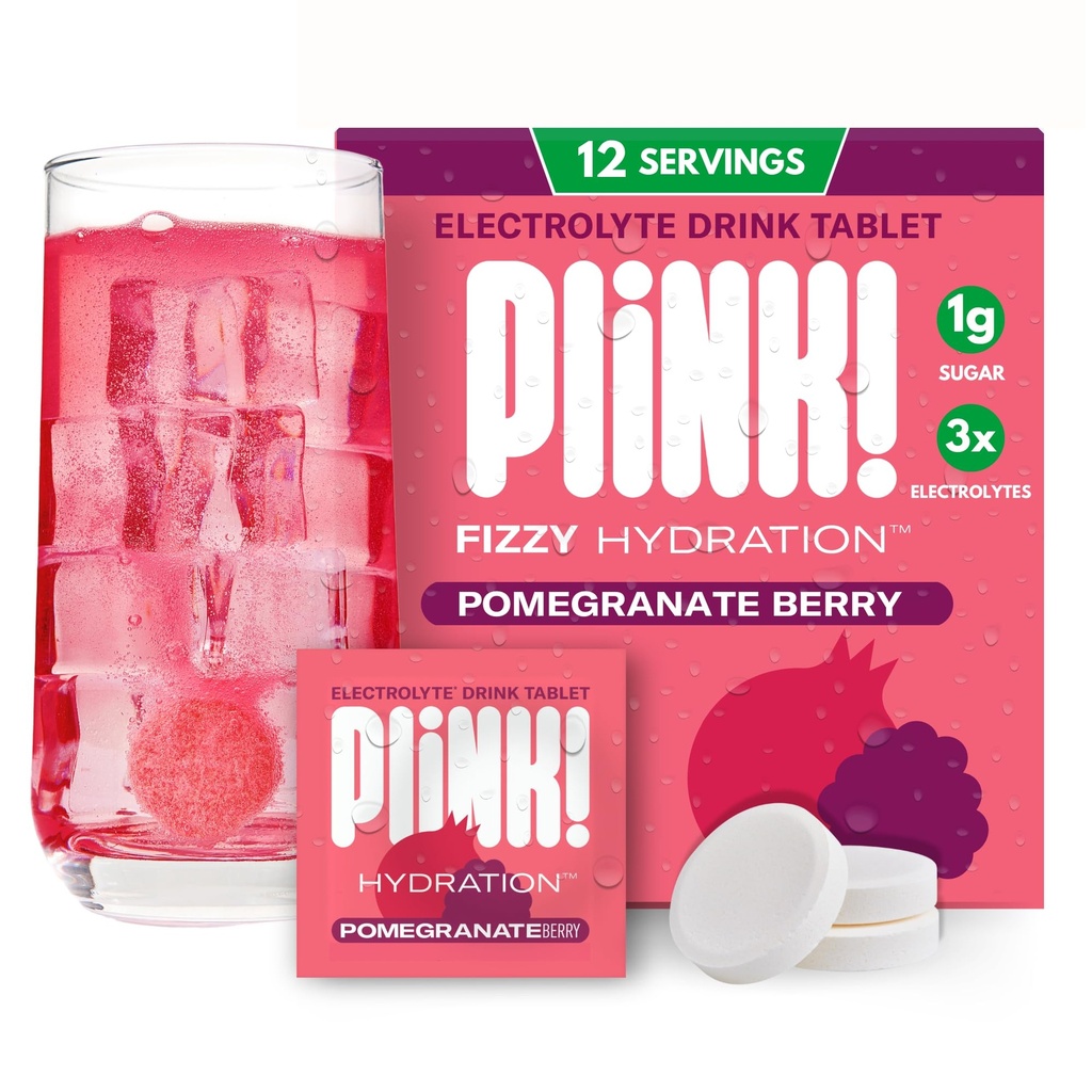 Plink! Fizzy Electrolyte tabletten voor volwassenen en kinderen 