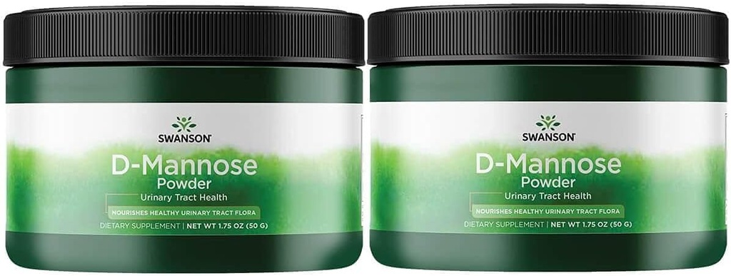 Swanson D-Mannose Poeder 1,75 Ounce (50 g) Pwdr (2 Pack)