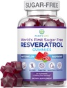 Sugar-Free Resveratrol Gummies - Krachtige Anti-Aging Antioxidant - Resveratrol supplement ter ondersteuning van de spijsvertering en de immuungezondheid - Natuurlijke kruiden voor celgroei en reparatie - Gemakkelijk Kauwbare NMN Alternatief
