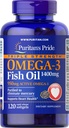 Puritan's Pride Omega-3 Fish Oil 1360 mg Softgels, 120 Tellen