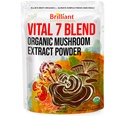 Ellie's Best 7 Mushroom Powder Extract Blend Supplement - Organic Reishi, Lion's Mane, Chaga, Turkey Tail, Cordyceps, Maitake & Shiitake - Double Extracted - 16oz / 456 Servings…