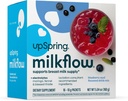 UpSpring Milkflow Electrolyte Borstvoeding Supplement Drink Mix Fenegriek-Free, Moringa & Blueberry Acai Smaak, Borstvoeding Supplement ter ondersteuning van de levering van moedermelk en herstellen Elektrolyten, 16 Mixes