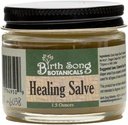Geboorte Lied Botanicals Kruiden Genezing Salve Eerste Hulp Zalf, Kruidenhuid Irritaties Salve, 1.5oz Jar