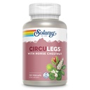 SOLARAY Circulegs - Herbal Supplements for Wellness Support w/Horse Chestnut Extract and Vitamin C, Plus Gotu Kola, Flavonoids, Hesperidin Blend - Vegan, Gluten Free, 60-Day Guarantee - 60 Servings