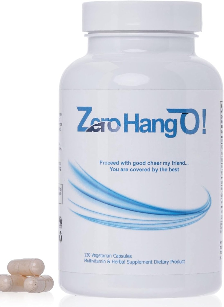 120 Capsules. Better Morning and Hydration Pills. Dihydromyricetin, Taurine, Essential Phospholipids, Glutathione.