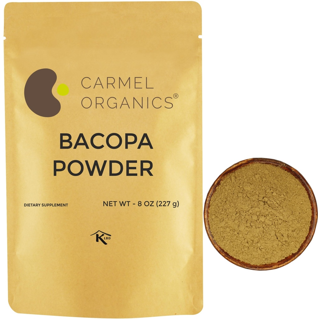 CARMEL ORGANISCS Bacopa Monnieri/Brahmi Poeder 