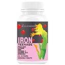ATS Iron Tablets with Folic Acid Vitamin C, B12, lysine, Spirulina & Zink Supplementen As Hemoglobine Builder, Energy for Women Tiener Girls 