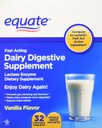 Equate - zuivelverteringssupplement, 32 kauwtabletten
