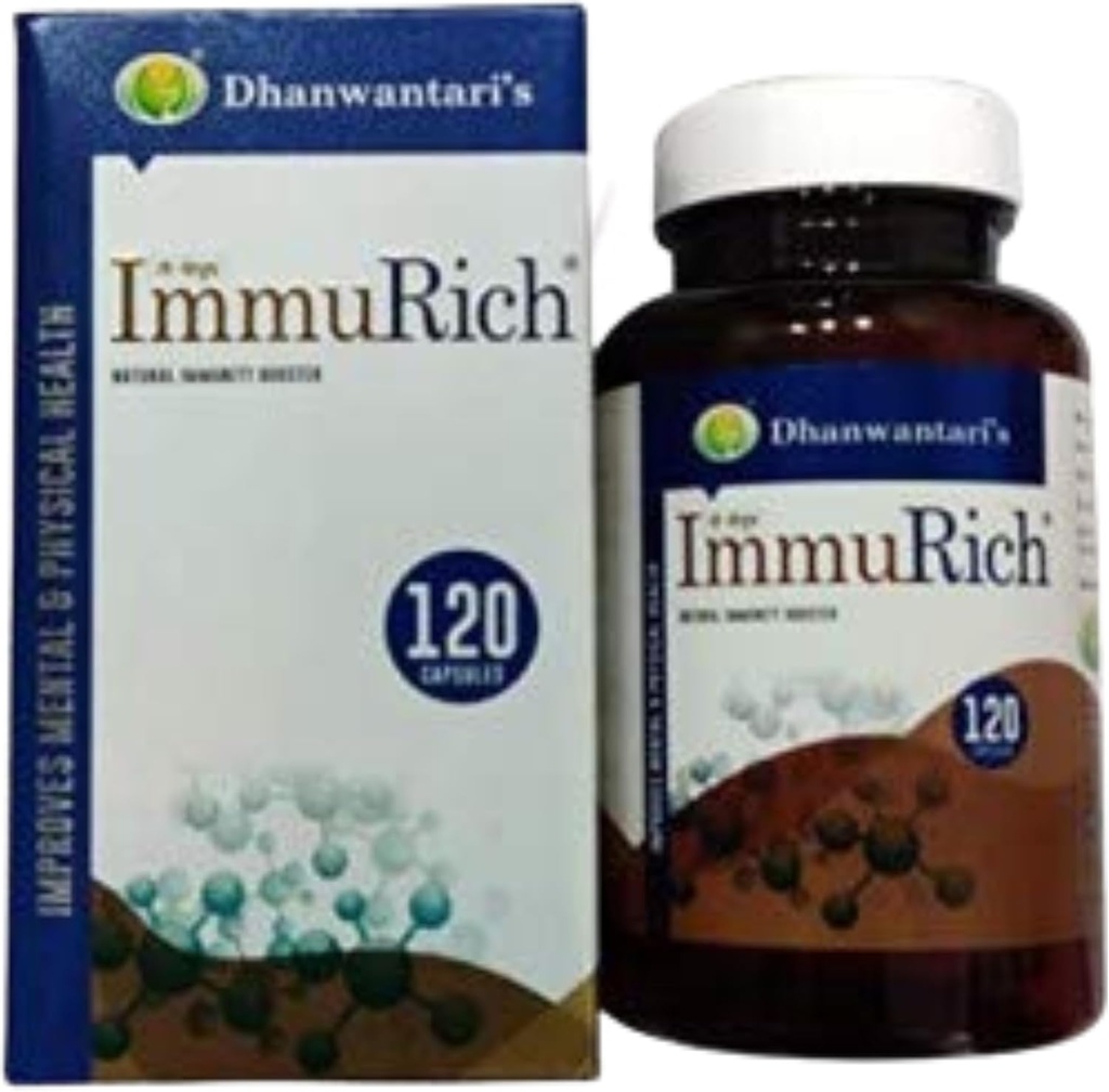 Natural Immunity Booster 120 Cap Bij Dhanwantari's