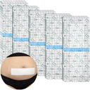 C-sectie Waterdichte buikincisie Bandages Post Hysterectomie Tummy Tuck Douche Beschermer Scar Cover met beschermende Pad Patches Eiland Dressing Tapes Grote Wond Care Supplies 4x10 Pack van 14