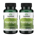 Swanson Naringin Citrus Bioflavonoid Antioxidant, 500 mg, 60 Caps, 2 Pack