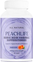 Peachlife Boric Acid Suptinitories in plantaardige capsules - USA Made - Vaginale pH
